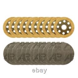 10 Brake Disc 12 Intermediate Plate Set for JCB 540-120 540-140 540 Telehandler