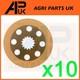 10x Brake Friction Disc Plate for JCB 530-70 530-95 530-110 530-120 Telehandler