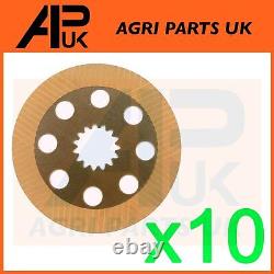 10x Brake Friction Disc Plate for JCB 530-70 530-95 530-110 530-120 Telehandler