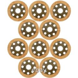 10x Brake Friction Disc Plate for JCB 530-70 530-95 530-110 530-120 Telehandler