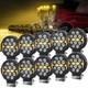 10x Led Lights For JCB Telehandler Loader Loadall Headlight Strobe DRL 12V 24V