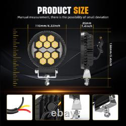 10x Led Lights For JCB Telehandler Loader Loadall Headlight Strobe DRL 12V 24V