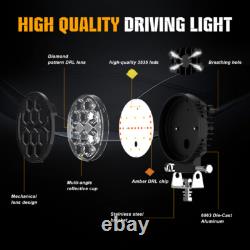 10x Led Lights For JCB Telehandler Loader Loadall Headlight Strobe DRL 12V 24V