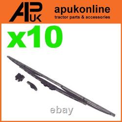 10x Wiper Blades 20 510mm for JCB 527-67 530 530S 530-67 530-70 Telehandler