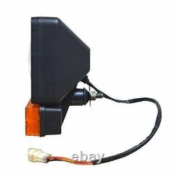 12v Backhoe Digger Headlight with Rear Light for JCB 2CX 3CX 4CX Pack of 4pcs