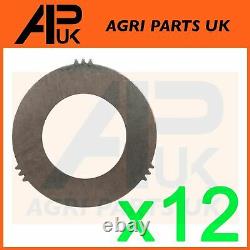 12x Intermediate Brake Disc Counter Plate for JCB 525-67 526 526-55 Telehandler