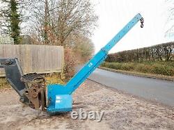 2.5 Ton Conquip Forklift Crane Extending Lifting Jib Hook Telehandler JCB £800+v