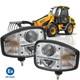 2PCS Full LED Headlights For JCB Telehandler TM 180, TM 220, TM 320, TM 320S