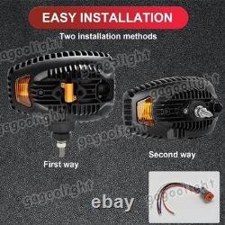 2PCS Full LED Headlights For JCB Telehandler TM 180, TM 220, TM 320, TM 320S