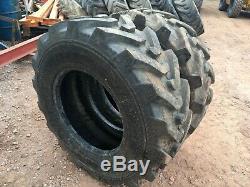 2x ALLIANCE 400 80 24 telehandler tyres 15.5 80 24 jcb loadall