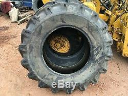 2x BKT 15.5 80 24 matbro JCB telehandler tyres