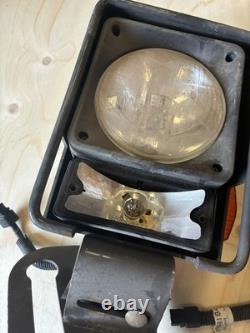 2x JCB HEAD LAMPS LEFT HANDED SPARES REPAIRS UNTESTED TELEHANDLER £150+VAT