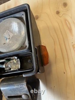 2x JCB HEAD LAMPS LEFT HANDED SPARES REPAIRS UNTESTED TELEHANDLER £150+VAT