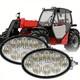 2x LED Work Light Telehandler Telescopic Loader Lampfor Manitou Merlo Matbro JCB