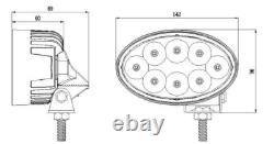 2x LED Work Light Telehandler Telescopic Loader Lampfor Manitou Merlo Matbro JCB