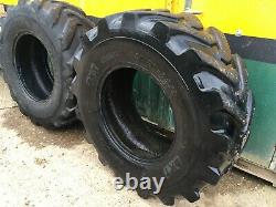 2x michelin 440/80-24 telehandler tyres 16.9/80-24 jcb loadall