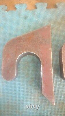 30mm JCB Q-Fit Telehandler Teleporter Brackets. 2 Piece Weld On