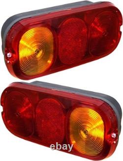 4 PCS Headlight Headlamp &Rear Tail Light JCB Telehandler Telescopic Forklift