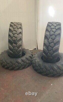 4 x JCB Sitemaster 15.5-25 L2 tyres Loader/telehandler Tyre 75% tread