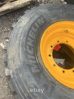 445/65/R22.5 JCB Wheel Rim & Tyre £650+vat Michelin 445 65 22.5 XZL 10 Stud