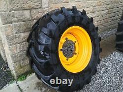 445/70R24 Michelin XM47 Telehandler Loader JCB Wheel & Tyre inc VAT