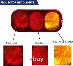 4PCS Headlight Headlamp &Rear Tail Light JCB Telehandler Telescopic Forklift