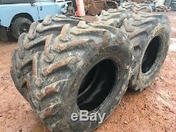 4x BKT 440 80 24 matbro JCB loadal manitou telehandler tyres cat 16.9 80 24