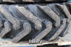 4x Michelin 400/80-24 Industrial Tires for JCB Telehandler, Loadall, and Forklif