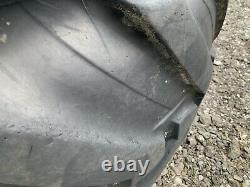 4x Michelin 460/70 R24 Tyres / JCB Telehandler Wheels