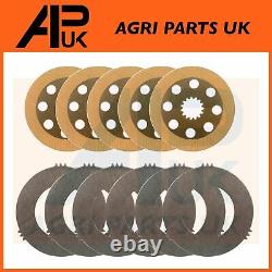 5 Brake Disc + 6 Intermediate Plate Set for JCB 527-67 528-70 530-70 Telehandler