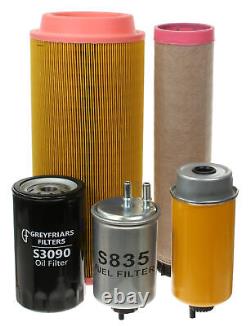 500 Hour Filter Service Kit for JCB 531-70 AGRI PLUS Telehandler Engine JCB