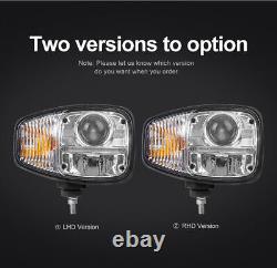 9 inch E9 Pair LED Headlights RHD OEM 70050193 For JCB Fastrac Telehandler