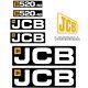 Decal Sticker Set JCB 520-40 Telehandler Decal Set