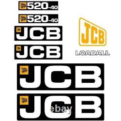 Decal Sticker Set JCB 520-40 Telehandler Decal Set