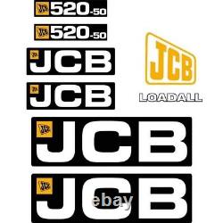 Decal Sticker Set JCB 520-50 Telehandler Decal Set