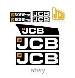 Decal Sticker Set JCB 536-70 Agri Super Telehandler Decal Set