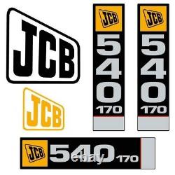 Decal Sticker Set JCB 540-170 Telehandler Decal Set