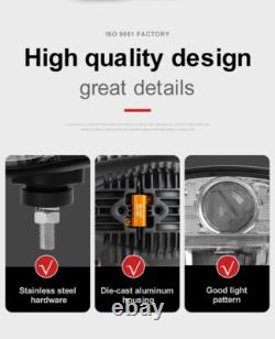 E9 For JCB Fastrac Telehandler LED Headlights Right Hand Driver and Cab Light