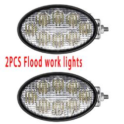 E9 For JCB Fastrac Telehandler LED Headlights Right Hand Driver and Cab Light