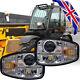 E9 LED Headlights Right Hand Driver Left and Right For JCB Fastrac Telehandler