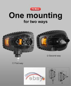 E9 Pair 82W 9 Zoll LED Headlights Left and Right For JCB Fastrac Tractor