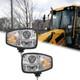 E9 Pair LED Headlights Left and Right For JCB 3CX Fastrac Vibromax VM Tractor