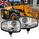 E9 Pair LED Headlights Left and Right OEM 70050193 For JCB Fastrac Telehandler