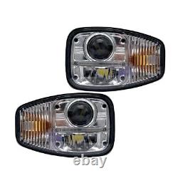 E9 Pair LED Headlights Left and Right OEM 70050193 For JCB Fastrac Telehandler