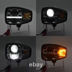 E9 Pair LED Headlights Left and Right OEM 70050193 For JCB Fastrac Telehandler