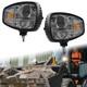 E9 Pair LED Headlights RHD For Volvo JCB Loader L50C, L50B, 530,1000 OEM 70050193