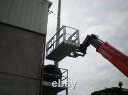 Extendable Manlift Safety Baskets, Swivel Telehandler JCB, Manitou, Merlo