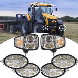 For JCB FASTRAC 3190 8250 3230 3200 3220 LED Headlights and Cab Light E9
