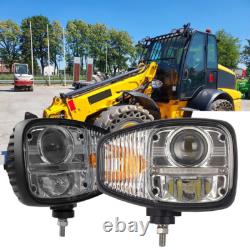 For JCB FASTRAC 3190 8250 3230 3200 3220 LED Headlights and Cab Light E9