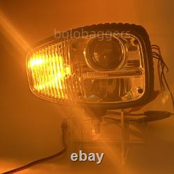 For JCB Fastrac Telehandler Pair of Full LED Headlights LH+RH DRL And Indicator